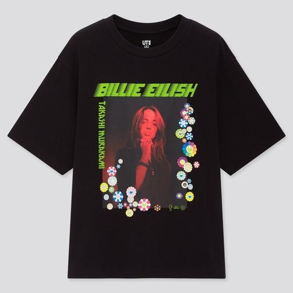 Billie Eilish x Takashi Murakami Graphic Tee –Rare Collab Shirt (Size XS)) - Picture 1 of 2